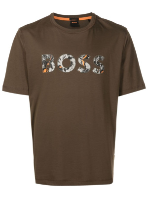 

Logo-print cotton T-shirt, BOSS Logo-print cotton T-shirt