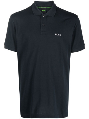 

Logo-embroidered polo shirt, BOSS Logo-embroidered polo shirt