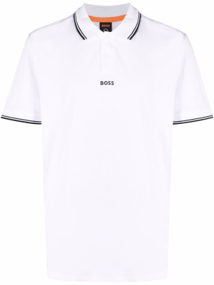 

Stripe detail polo shirt, BOSS Stripe detail polo shirt