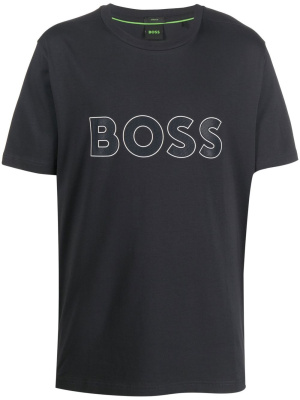 

Logo-print short-sleeved T-shirt, BOSS Logo-print short-sleeved T-shirt