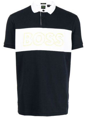 

Logo-print short-sleeved polo shirt, BOSS Logo-print short-sleeved polo shirt