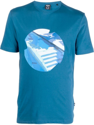 

Graphic-print cotton T-shirt, BOSS Graphic-print cotton T-shirt