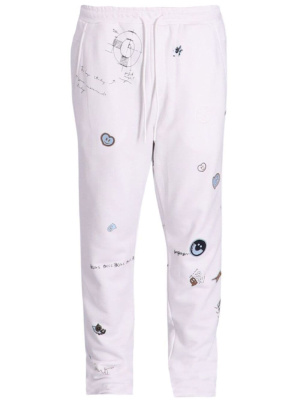 

Graphic-print drawstring track pants, BOSS Graphic-print drawstring track pants