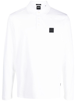 

Logo-patch cotton polo shirt, BOSS Logo-patch cotton polo shirt