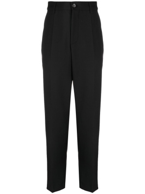 

Logo-patch tapered trousers, BOSS Logo-patch tapered trousers