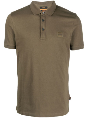 

Logo-patch cotton polo shirt, BOSS Logo-patch cotton polo shirt