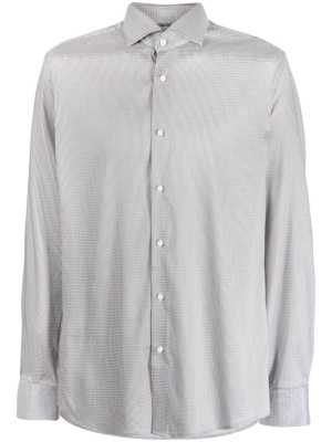 

Grid-pattern lyocell-blend shirt, BOSS Grid-pattern lyocell-blend shirt
