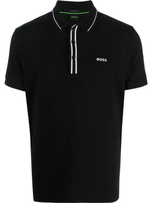 

Embroidered-logo polo shirt, BOSS Embroidered-logo polo shirt