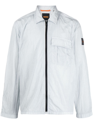 

Zip-up lightweight shirt jacket, BOSS Zip-up lightweight shirt jacket
