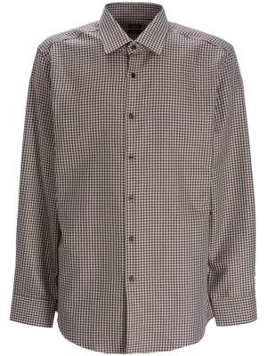

Houndstooth-print cotton shirt, BOSS Houndstooth-print cotton shirt