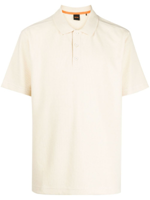 

Ribbed-knit polo shirt, BOSS Ribbed-knit polo shirt