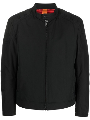 

Logo-patch zip-up jacket, BOSS Logo-patch zip-up jacket