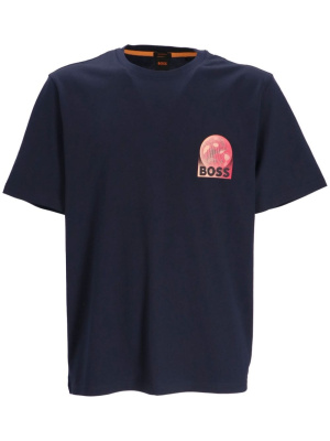 

Logo-print cotton T-shirt, BOSS Logo-print cotton T-shirt