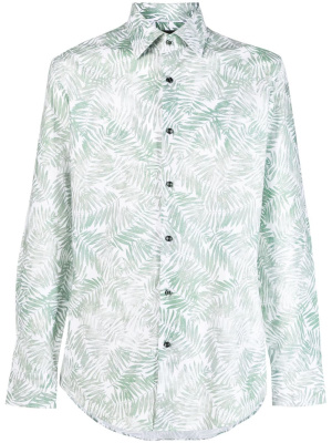 

Leaf-print long-sleeve shirt, BOSS Leaf-print long-sleeve shirt