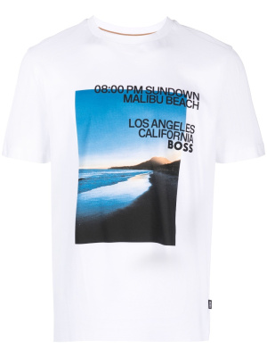 

Graphic-print short-sleeve T-shirt, BOSS Graphic-print short-sleeve T-shirt