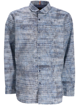 

Patterned button-up shirt, BOSS Patterned button-up shirt