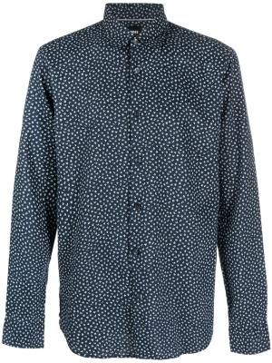 

Abstract-print linen shirt, BOSS Abstract-print linen shirt