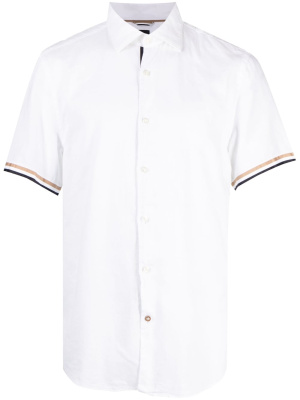 

Short-sleeve cotton-linen shirt, BOSS Short-sleeve cotton-linen shirt