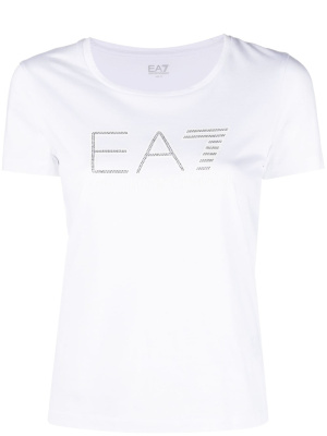 

Logo-print cotton T-shirt, Ea7 Emporio Armani Logo-print cotton T-shirt
