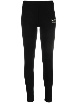 

Logo-print cotton leggings, Ea7 Emporio Armani Logo-print cotton leggings