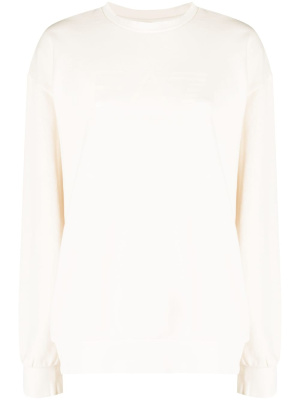 

Logo-print cotton sweatshirt, Ea7 Emporio Armani Logo-print cotton sweatshirt
