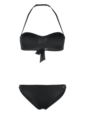 

Logo-embellished bikini set, Ea7 Emporio Armani Logo-embellished bikini set