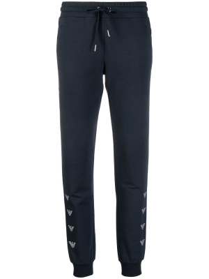 

Logo-print tapered track pants, Ea7 Emporio Armani Logo-print tapered track pants
