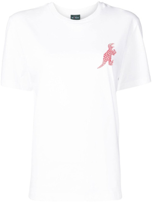 

Dinosaur-print organic-cotton T-Shirt, PS Paul Smith Dinosaur-print organic-cotton T-Shirt