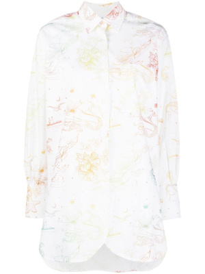 

All-over graphic-print shirt, PS Paul Smith All-over graphic-print shirt