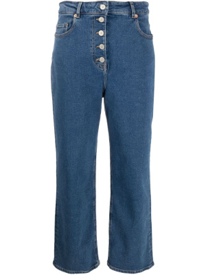 

Cropped wide-leg jeans, PS Paul Smith Cropped wide-leg jeans