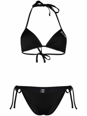 

Logo-print triangle bikini, Ea7 Emporio Armani Logo-print triangle bikini