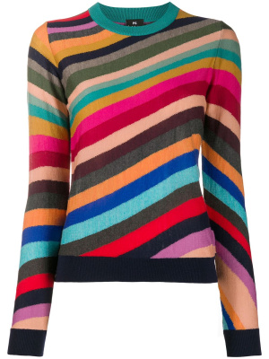 

Striped slim-fit jumper, PS Paul Smith Striped slim-fit jumper