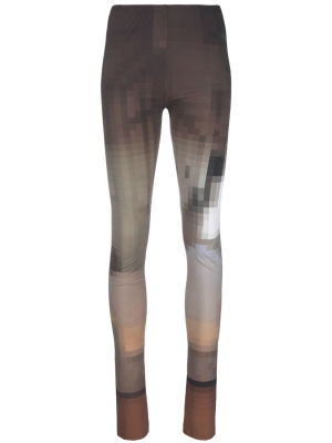 

Pixelated print leggings, MM6 Maison Margiela Pixelated print leggings