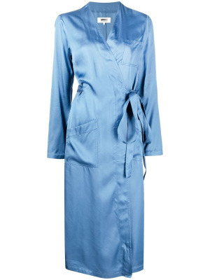 

Long-sleeved wrap dress, MM6 Maison Margiela Long-sleeved wrap dress