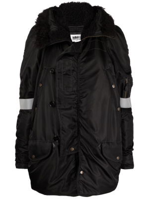 

Six hooded bomber jacket, MM6 Maison Margiela Six hooded bomber jacket