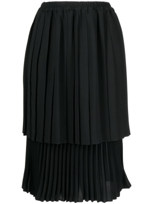 

Knee-length pleated skirt, MM6 Maison Margiela Knee-length pleated skirt