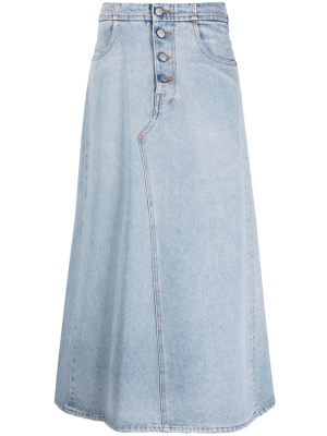 

Denim maxi skirt, MM6 Maison Margiela Denim maxi skirt