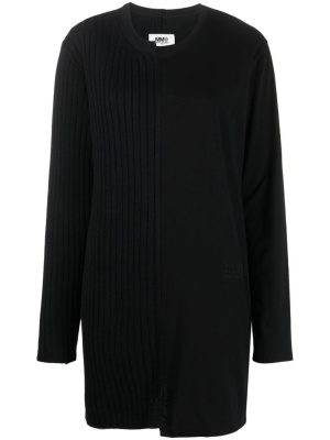 

Ribbed asymmetric minidress, MM6 Maison Margiela Ribbed asymmetric minidress