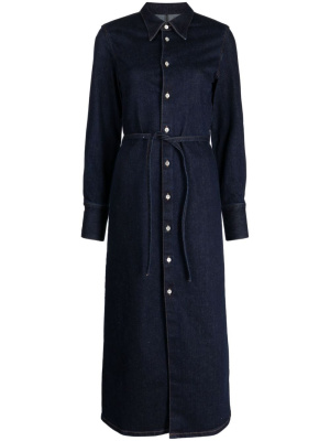 

Tie-fastening denim dress, MM6 Maison Margiela Tie-fastening denim dress