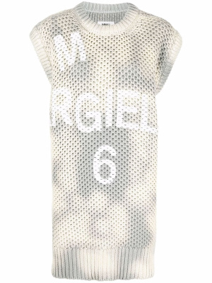 

Tie-dye knitted dress, MM6 Maison Margiela Tie-dye knitted dress