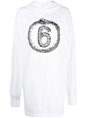 

Logo oversized hoodie, MM6 Maison Margiela Logo oversized hoodie