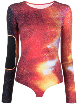 

Abstract-print body, MM6 Maison Margiela Abstract-print body