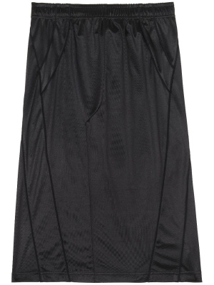 

Elasticated-waistband midi skirt, MM6 Maison Margiela Elasticated-waistband midi skirt