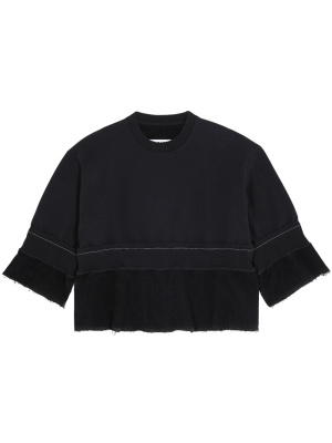 

Cotton long-sleeved sweatshirt, MM6 Maison Margiela Cotton long-sleeved sweatshirt