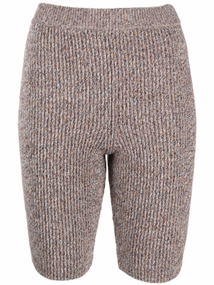 

Ribbed-knit shorts, MM6 Maison Margiela Ribbed-knit shorts