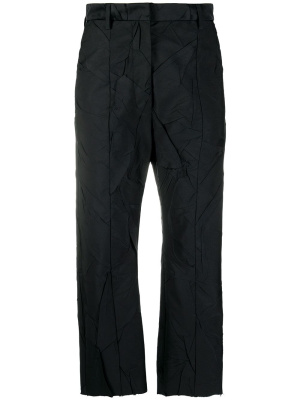 

Crinkled cropped trousers, MM6 Maison Margiela Crinkled cropped trousers