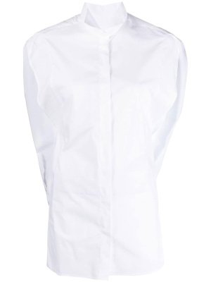 

Cap-sleeve cotton shirt, MM6 Maison Margiela Cap-sleeve cotton shirt