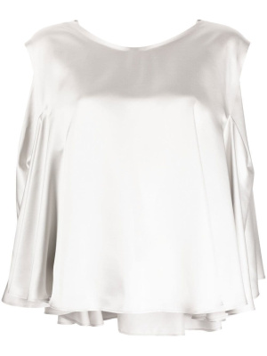 

Pleat-detail sleeveless top, MM6 Maison Margiela Pleat-detail sleeveless top