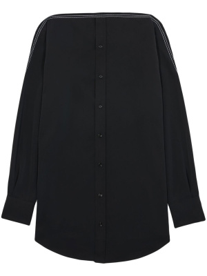 

V-neck long-sleeved shirt, MM6 Maison Margiela V-neck long-sleeved shirt