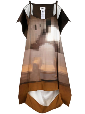 

Draped sleeveless dress, MM6 Maison Margiela Draped sleeveless dress